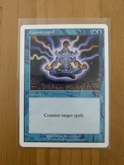 Counterspell Seventh Edition - MTG Magic the Gathering - Lightly Played - Image 1