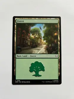 Forest (0198) - Marvel's Spider-Man NM MTG🔥HOT🔥 - Image 1