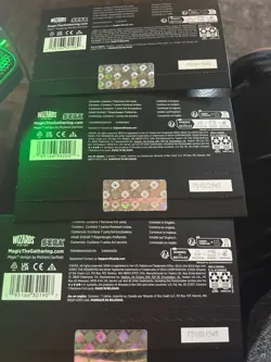mtg sonic secret lair complete set ( foil and non foil ) SEALED in hand - Image 2