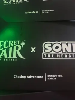mtg sonic secret lair complete set ( foil and non foil ) SEALED in hand - Image 3