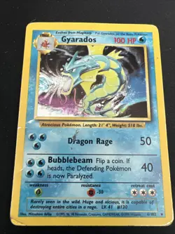 Mixed Set Vintage 4 Card Holo Pokemon Lot with 1st Edition: Machamp & Gyarados - Image 2