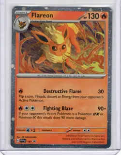 🔥POKEMON FLAREON PROMO 167 Sv: Scarlet & Violet Promo Cards Holo - Image 1
