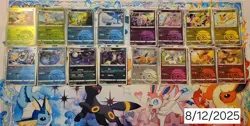 Pokemon S-chinese Gem 2 Lot Of Pokeball Holo Eeveelution Cards - Image 1