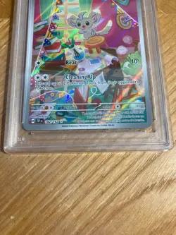 2024 Pokemon Minccino 182/162 Sv05: Temporal Forces Illustration Rare PSA 10 - Image 3