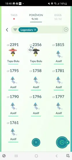 Pokemon Go (Stage 33) Shiny Legendary Tapu Bulu ( 10 Legendarys ) - Image 3