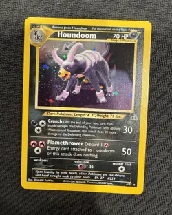 Pokemon TCG Houndoom #4/75 Neo Discovery Holo LP Condition - Image 1