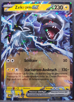 Zekrom ex 034/086 Schwarze Blitze Double Rare Pokemon Pokemon Karte Deutsch NM - Image 1