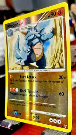 Pokemon TCG Cards Rhydon 80/147 Supreme Victors Reverse Holo LP - Image 3
