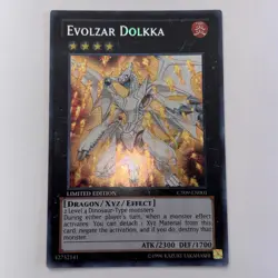 Yugioh Evolzar Dolkka CT09-EN001 Secret Rare Limited Edition LP - Image 3