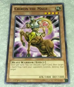 Yugioh! Chiron the Mage - BP03-EN015 - Rare - 1st Edition LP, English - Image 1