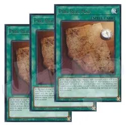 Yugioh Piri Reis Map x 3 - 1st Edition Rare NM - Plus Free Holo - Image 1