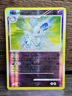 Nidorina Reverse Holo - Pokemon Card - 73/111 - Platinum Rising Rivals MP - Image 1