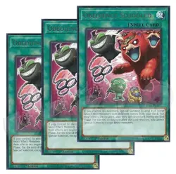 Yugioh Obedience Schooled x 3 - 1st Edition Rare NM - Plus Free Holo - Image 1