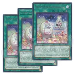 Yugioh Yummyusment Acroquey x 3 - 1st Edition Rare NM - Plus Free Holo - Image 1