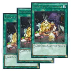 Yugioh Frightfur Patchwork x 3 - 1st Edition Rare NM - Plus Free Holo - Image 1