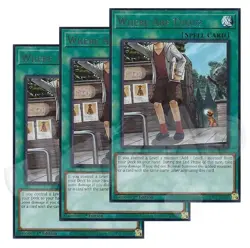 Yugioh Where Arf ThouU x 3 - 1st Edition Rare NM - Plus Free Holo - Image 1