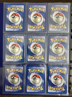 Vintage Pokemon album 166 cards complete it102/102 1999 base set - Image 2