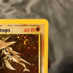 SPANISH 1st Edition Kabutops 9/62 Fossil 2000 WOTC Pokemon Card TCG - Image 3