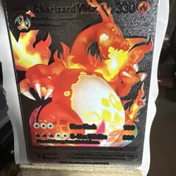 Charizard V Silver Foil Pokemon Card 🔥Fan Art 🔥Card N/M - Image 2