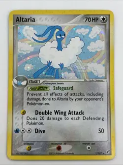 Pokemon TCG Altaria EX Deoxys Holo Rare Card 1/107 LP Condition - Image 1