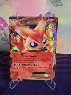 Victini EX 24/113 - Legendary Treasures #24 - Holo Rare Pokemon Card - LP - Image 1