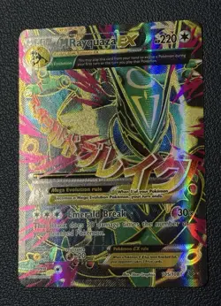 2015 Pokemon Mega M Rayquaza EX Full Art 105/108 XY Roaring Skies NM - Image 2