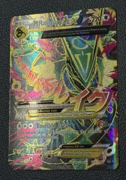 2015 Pokemon Mega M Rayquaza EX Full Art 105/108 XY Roaring Skies NM - Image 3