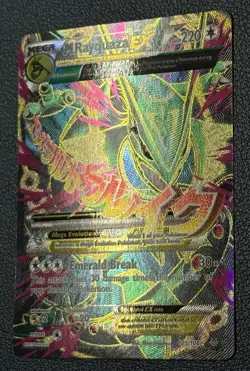2015 Pokemon Mega M Rayquaza EX Full Art 105/108 XY Roaring Skies NM - Image 4