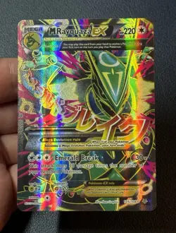 2015 Pokemon Mega M Rayquaza EX Full Art 105/108 XY Roaring Skies NM - Image 5