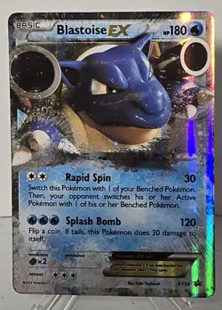 2014 Blastoise EX-XY30 Ultra Rare Holo Black Star Promo Card Pokemon TCG NM/M - Image 1