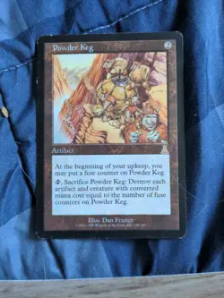 Magic: The Gathering Powder Keg Trading Card - Image 1