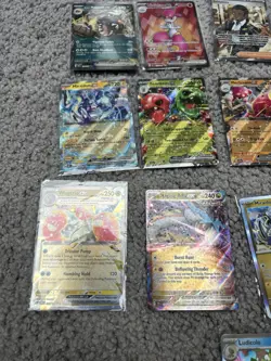 Six Empty Pokemon Mini Tins With 150+ Holos, Reverse Holos And Ex Cards - Image 4