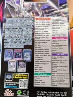 Yugioh Blue Eyes Structure Deck Core + 15 Bonus Cards (55 Cards) (No Box) NM - Image 3