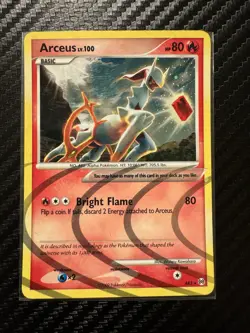 Arceus AR3 Fire Holo Pokemon Card - Image 1