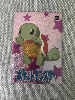 Pokemon Card - Squirtle #183 - Vending Machine - Holo - Image 1