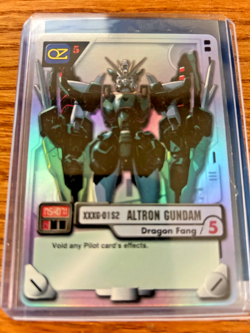 gundam m.s war tcg Altron Foil Rare Trading Card Game - Image 1