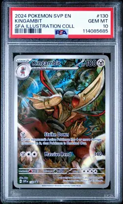 Kingambit 130 Sv: Scarlet & Violet Promo Cards Holo PSA 10 - Image 1