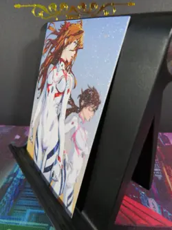 Asuka & Mari Evangelion Art Card Glitter Anime Sexy Waifu CCG Collectible NM - Image 3