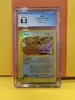 Pokemon Ditto Skyridge Non-Holo Card 51/144 Near Mint Condition 8.5 Reverse Holo - Image 1