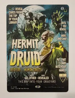 Mtg Innistrad Remastered Hermit Druid Showcase NM - Image 1