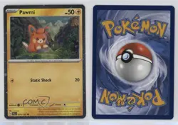 Pawmi (Paldea Adventure Chest Cosmos Holo) Holo Pokemon SV02: Evolved #074 16hd - Image 3