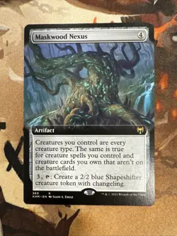 1x Maskwood Nexus ~ Extended Art NM-Mint, English Kaldheim MTG Magic - Image 1