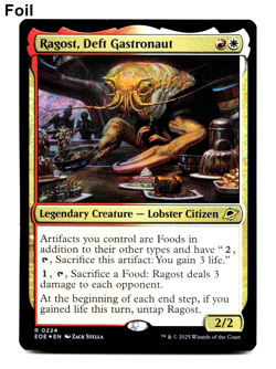 Ragost, Deft Gastronaught (FOIL) - [Edge of Eternities] MTG Magic NM/M 🔥⚪ - Image 1