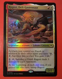 MTG, EDGE OF ETERNITIES. *RAGOST, DEFT GASTRONAUT* #0224, RARE,FOIL,EOE - Image 1