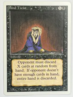 MTG 1X Mind Twist X1 Revised Edition Magic - LP - Image 1