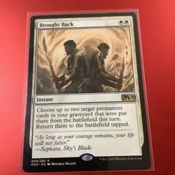 Brought Back - Core Set 2020 M20 MTG Magic The Gathering - Image 1