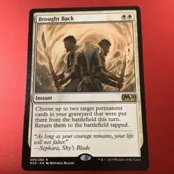 Brought Back - Core Set 2020 M20 MTG Magic The Gathering - Image 2