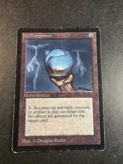 Magic the Gathering MTG Beta Icy Manipulator Played 1993 - Image 1