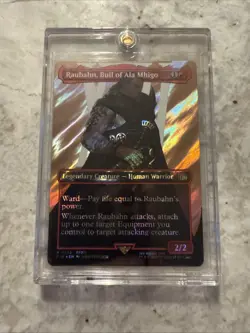 Raubahn, Bull of Ala Mhigo #0533 (Borderless) (Surge Foil) Final Fantasy. NICE!! - Image 1