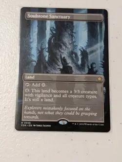 MTG Soulstone Sanctuary - Borderless - Foundations NM - Image 1